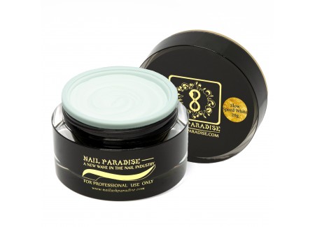 Acrylic Powder - Slow Speed White 20g